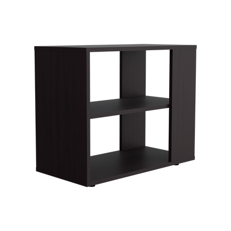 Mueble Auxiliar Garden Wengue 60x50cm Rectangular con Dos Compartimientos - MESAS AUXILIARES | Bylmo