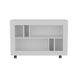 Mueble Auxiliar Joge Blanco 95x64.5cm Rectangular con Seis Compartimientos - MESAS AUXILIARES | Bylmo