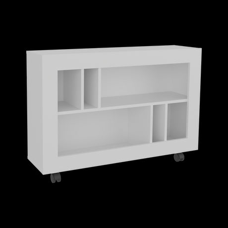 Mueble Auxiliar Joge Blanco 95x64.5cm Rectangular con Seis Compartimientos - MESAS AUXILIARES | Bylmo
