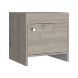 Mesa De Noche X 2 Armonia Bardolino Y Blanco 50x41.6cm Sin Cajones - MESAS DE NOCHE | Bylmo
