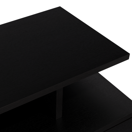 Mesa de Noche Flotante Wengue 35.6x29.5cm con Un Cajón - MESAS DE NOCHE | Bylmo