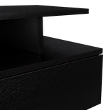 Mesa de Noche Flotante Wengue 35.6x29.5cm con Un Cajón - MESAS DE NOCHE | Bylmo