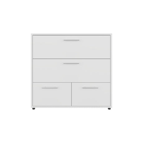 Cajonera Alpine Blanco 80.1x75.2cm con Cuatro Cajones - CAJONERAS Y COMODAS | Bylmo