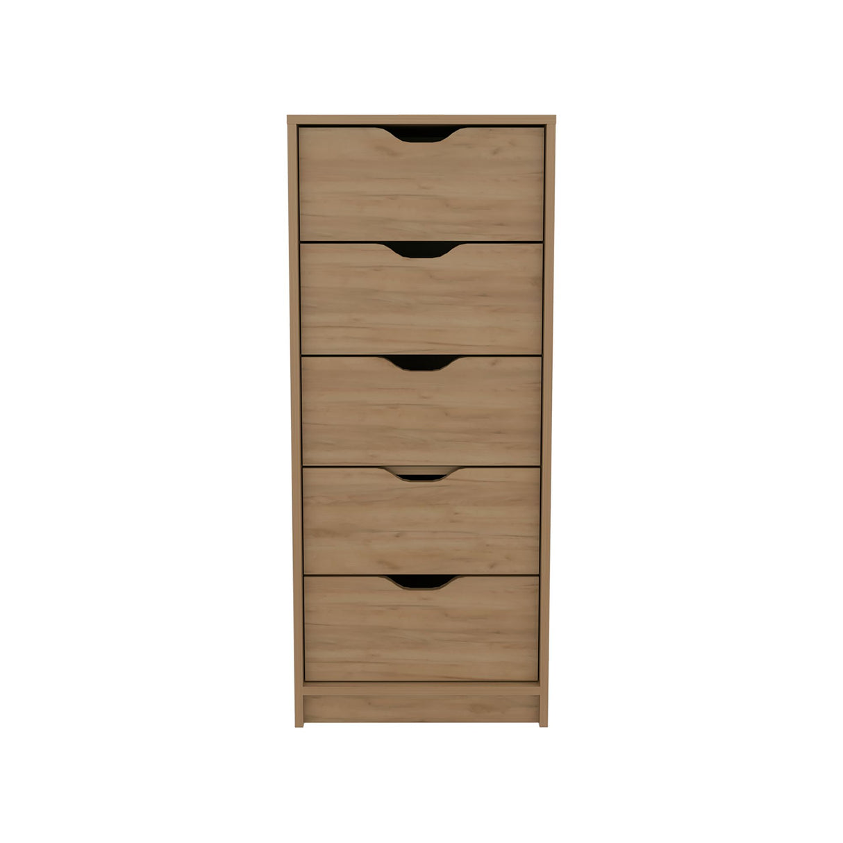 Cajonera Basilea Fresno Europeo 45x107.8cm con Cinco Cajones - CAJONERAS Y COMODAS | Bylmo