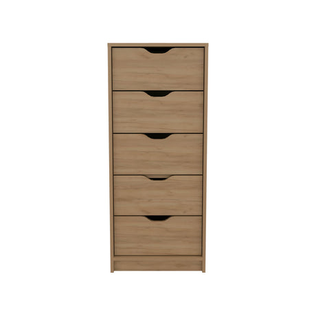 Cajonera Basilea Fresno Europeo 45x107.8cm con Cinco Cajones - CAJONERAS Y COMODAS | Bylmo