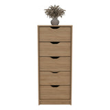 Cajonera Basilea Fresno Europeo 45x107.8cm con Cinco Cajones - CAJONERAS Y COMODAS | Bylmo