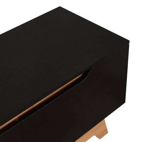 Centro de Entretenimiento Woodall Wengue y Fresno Europeo 180.6x53cm Para TV Hasta 80 Pulgadas - MUEBLES DE TV | Bylmo