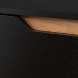 Centro de Entretenimiento Woodall Wengue y Fresno Europeo 180.6x53cm Para TV Hasta 80 Pulgadas - MUEBLES DE TV | Bylmo