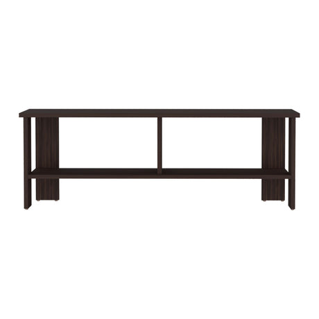 Mesa para TV Navia Nogal 120.3x42.1cm Para TV Hasta 55 Pulgadas - MUEBLES DE TV | Bylmo