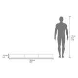 Rack de TV Flotante Luft Fresno 180x15cm Para TV Hasta 75 Pulgadas con Ranuras para Cables - MUEBLES DE TV | Bylmo