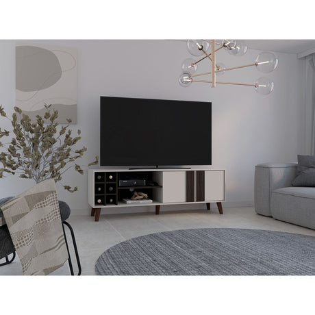 Rack de TV Lane Milan y Capri 160x55cm Para TV Hasta 65 Pulgadas con Ranuras para Cables - MUEBLES DE TV | Bylmo