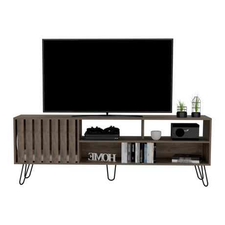 Rack de TV Zoro Bellota 180x63cm Para TV Hasta 75 Pulgadas con Ranuras para Cables - MUEBLES DE TV | Bylmo