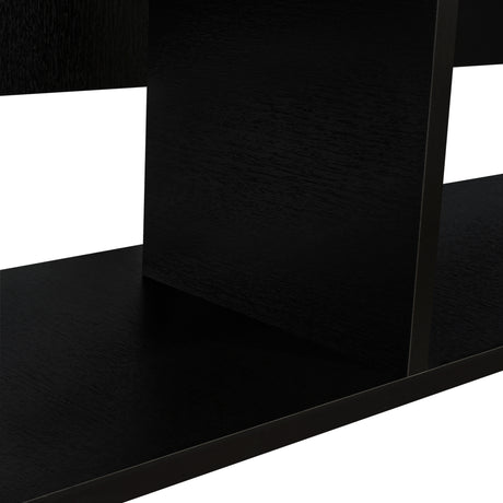 Rack de TV Flotante Wengue 150x26.5cm Para TV Hasta 65 Pulgadas con Ranuras para Cables - MUEBLES DE TV | Bylmo