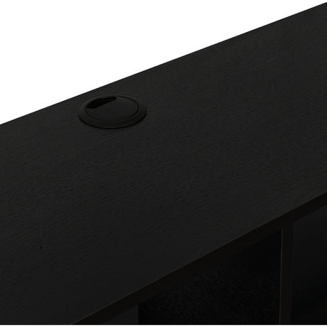 Rack de TV Flotante Wengue 150x26.5cm Para TV Hasta 65 Pulgadas con Ranuras para Cables - MUEBLES DE TV | Bylmo