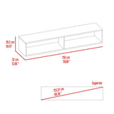 Rack de TV Flotante Wengue 150x26.5cm