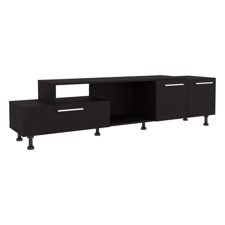 Rack de TV Atho Wengue 176x45cm Para TV Hasta 70 Pulgadas - MUEBLES DE TV | Bylmo
