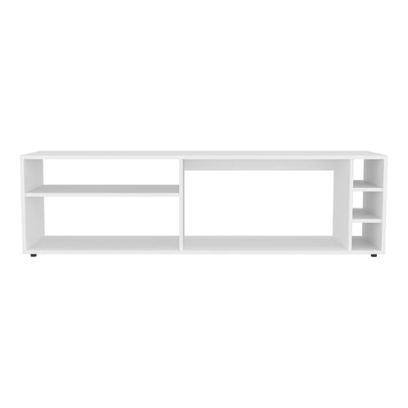 Rack de TV Suxta Blanco 160x45.4cm Para TV Hasta 70 Pulgadas - MUEBLES DE TV | Bylmo