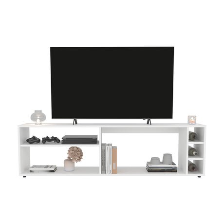 Rack de TV Suxta Blanco 160x45.4cm Para TV Hasta 70 Pulgadas - MUEBLES DE TV | Bylmo