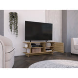 Rack de TV Bilbao Fresno Europeo 120.1x49.2cm Para TV Hasta 50 Pulgadas - MUEBLES DE TV | Bylmo