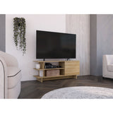 Rack de TV Bilbao Fresno Europeo 120.1x49.2cm Para TV Hasta 50 Pulgadas - MUEBLES DE TV | Bylmo