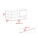 Rack de TV Bilbao Fresno Europeo 120.1x49.2cm Para TV Hasta 50 Pulgadas - MUEBLES DE TV | Bylmo