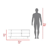 Rack de TV Bilbao Fresno Europeo 120.1x49.2cm Para TV Hasta 50 Pulgadas - MUEBLES DE TV | Bylmo