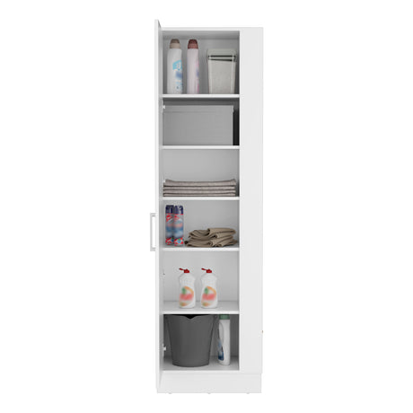 Organizador de Aseo Lilo Blanco 53.6x183.7cm con Puerta Batible - MUEBLES DE ASEO Y ROPAS | Bylmo