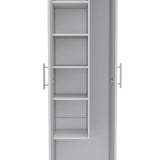 Organizador de Aseo Nala Blanco 51.2x181.2cm con Puerta Batible y con Patas - MUEBLES DE ASEO Y ROPAS | Bylmo