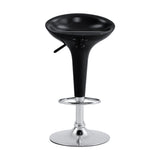Set x 2 Sillas Bar Giratorias Torino Negro 33x66cm con Reposapiés - SILLAS Y BUTACOS | Bylmo