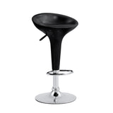 Set x 2 Sillas Bar Giratorias Torino Negro 33x66cm con Reposapiés - SILLAS Y BUTACOS | Bylmo