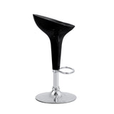 Set x 2 Sillas Bar Giratorias Torino Negro 33x66cm con Reposapiés - SILLAS Y BUTACOS | Bylmo