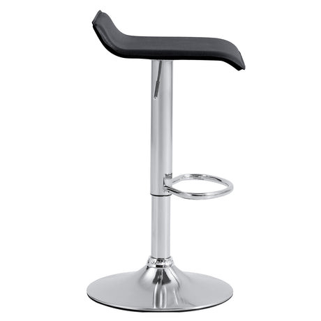 Set x 2 Sillas Bar Giratorias Recife Negro 39x64cm con Reposapiés - SILLAS Y BUTACOS | Bylmo