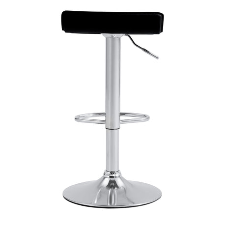 Set x 2 Sillas Bar Giratorias Recife Negro 39x64cm con Reposapiés - SILLAS Y BUTACOS | Bylmo