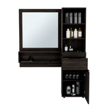 Tocador Montown Nogal 119.8x158.2cm con Espejo y Un Cajón - TOCADORES | Bylmo