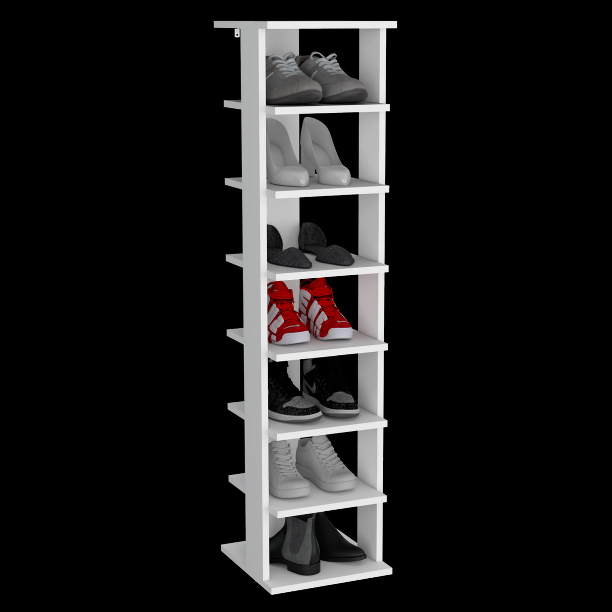 Zapatero Odesto Blanco 29.7x123.8cm de Siete Niveles - ZAPATEROS | Bylmo