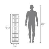 Zapatero Odesto Blanco 29.7x123.8cm de Siete Niveles - ZAPATEROS | Bylmo