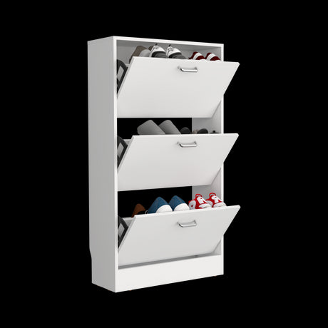 Zapatero Inola Blanco 63x115.2cm de Tres Niveles - ZAPATEROS | Bylmo