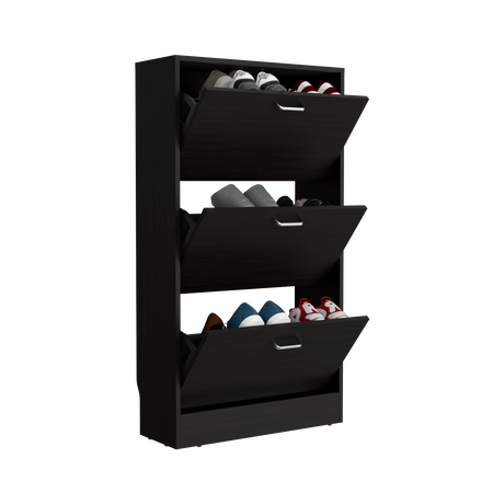 Zapatero Inola Wengue 63x115.2cm de Tres Niveles - ZAPATEROS | Bylmo