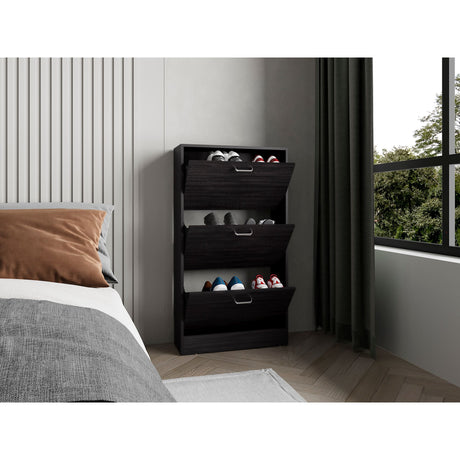 Zapatero Inola Wengue 63x115.2cm de Tres Niveles - ZAPATEROS | Bylmo