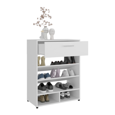 Zapatero Alpine Blanco 70x90cm de Cinco Niveles - ZAPATEROS | Bylmo