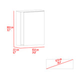 Zapatero Dassel Blanco Y Fresno Europeo 63.2x80.6cm de Tres Niveles - ZAPATEROS | Bylmo