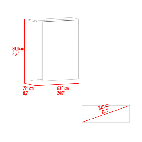 Zapatero Dassel Blanco Y Fresno Europeo 63.2x80.6cm de Tres Niveles - ZAPATEROS | Bylmo