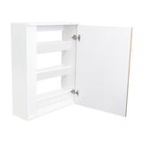 Zapatero Dassel Blanco Y Fresno Europeo 63.2x80.6cm de Tres Niveles - ZAPATEROS | Bylmo