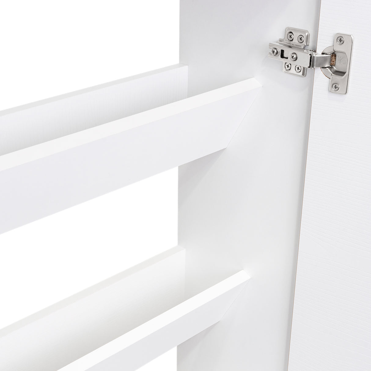 Zapatero Dassel Blanco Y Fresno Europeo 63.2x80.6cm de Tres Niveles - ZAPATEROS | Bylmo