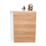 Zapatero Dassel Blanco Y Fresno Europeo 63.2x80.6cm de Tres Niveles - ZAPATEROS | Bylmo