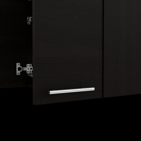 Mueble Superior de Cocina Wengue 120x60cm con Locero - MUEBLES SUPERIORES DE COCINA | Bylmo