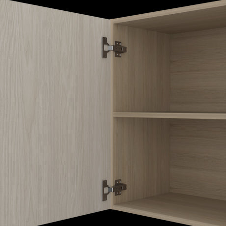 Mueble Superior de Cocina Gante Rovere y Niebla 180x60cm con Locero - MUEBLES SUPERIORES DE COCINA | Bylmo