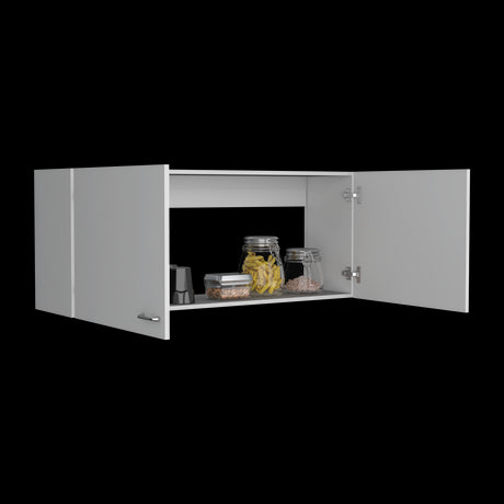 Mueble Superior de Cocina Napoles Blanco 120x49cm con Dos Puertas - MUEBLES SUPERIORES DE COCINA | Bylmo