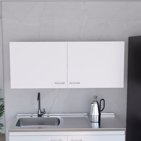 Mueble Superior de Cocina Napoles Blanco 120x49cm con Dos Puertas - MUEBLES SUPERIORES DE COCINA | Bylmo