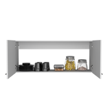 Mueble Superior de Cocina Napoles Blanco 120x49cm con Dos Puertas - MUEBLES SUPERIORES DE COCINA | Bylmo